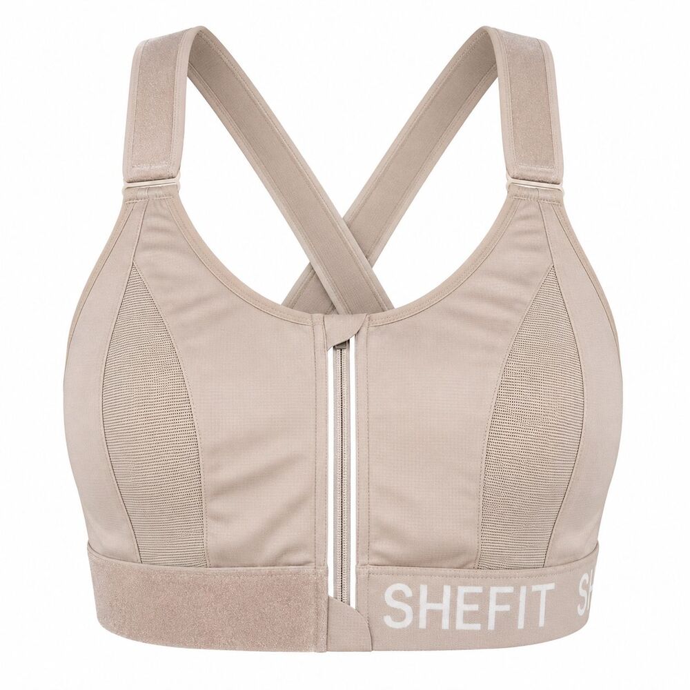 NWOT‎ Shefit Flex Sports Bra Size 5Luxe Sandstorm $75 MSRP Brand NEW Ultimate
